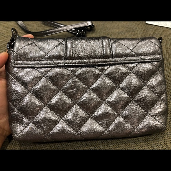 Calvin Klein Leather Crossbody Shoulder Bag Purse - Picture 6 of 16